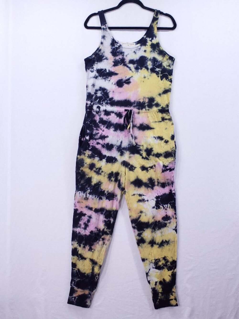 Electric & Rose Womens Jumpsuit One Piece Size Small Colorful Tie Dye Sleeveless